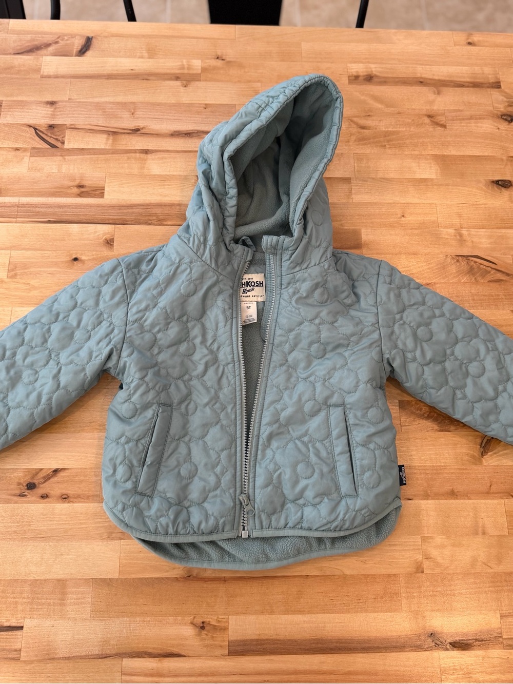 Osh Kosh B’gosh Girl’s Fleece Windbreaker Jacket Size 5T